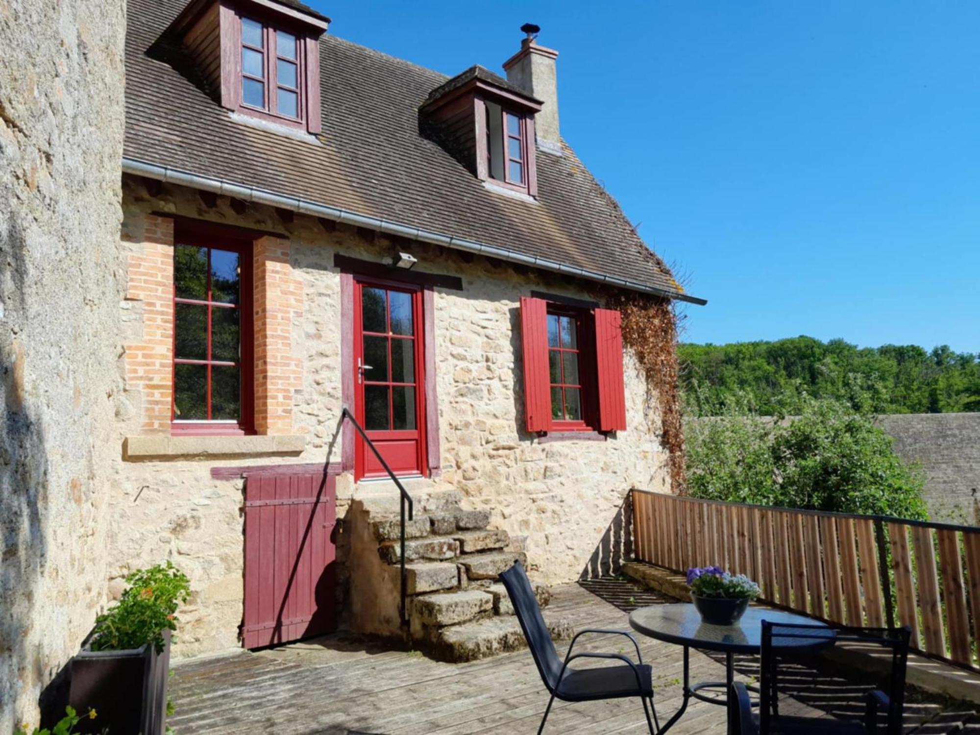Gite "La Petite" Saint-Benoit-du-Sault Exteriör bild